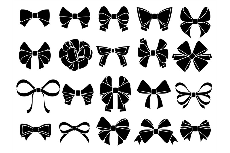 decorative-bow-silhouette-gift-wrapping-favor-ribbon-black-jubilee-b