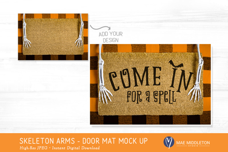halloween-door-mat-mock-up-with-skeleton-arms