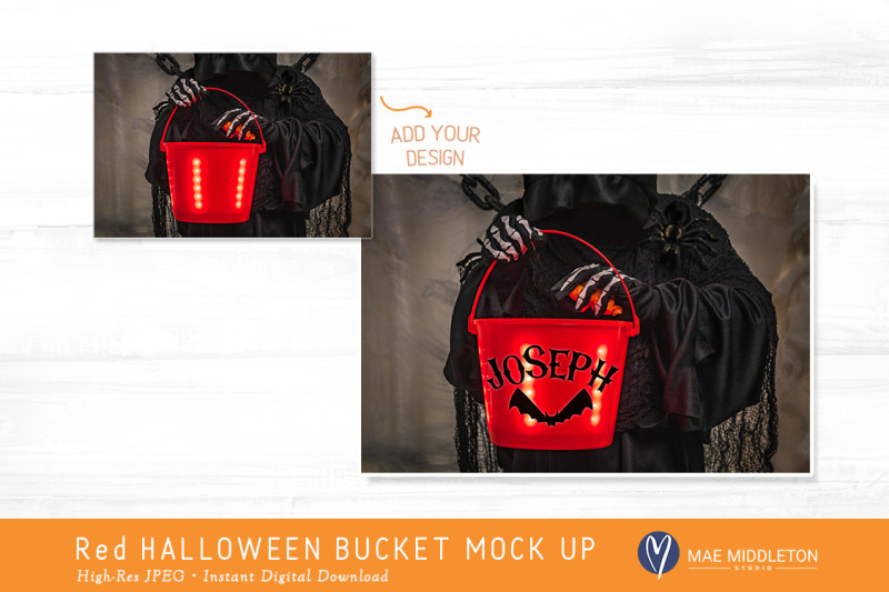 halloween-mockup-styled-photo-of-red-light-up-bucket
