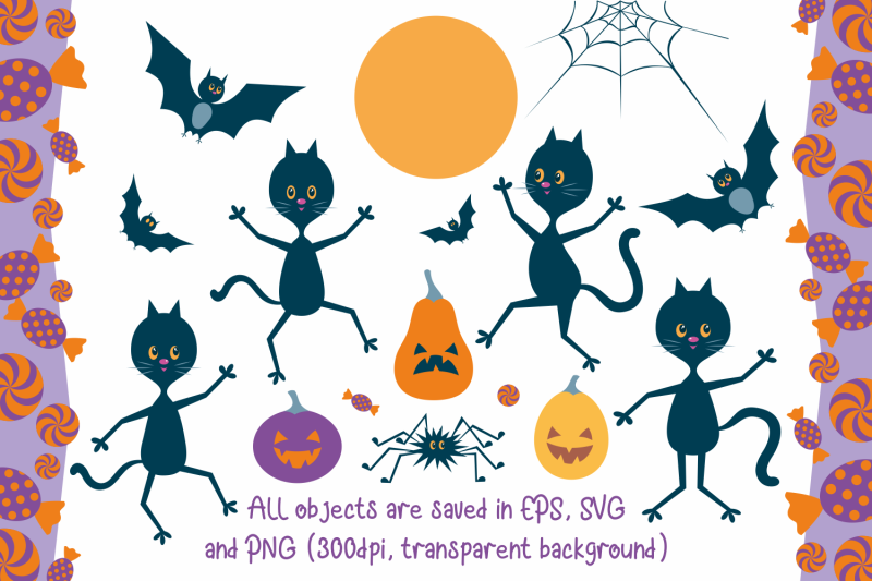 halloween-dance-funny-witches-and-black-cats