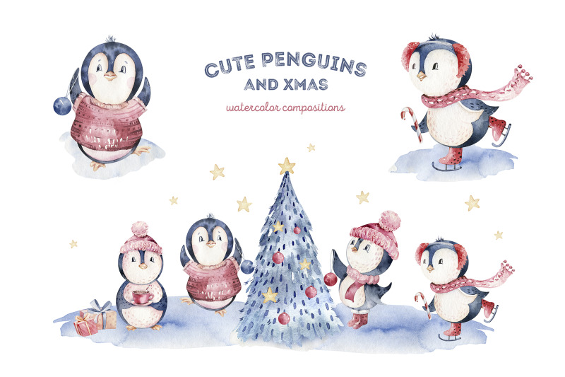 cute-penguins-and-xmas