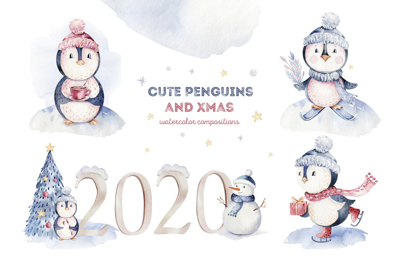 cute-penguins-and-xmas