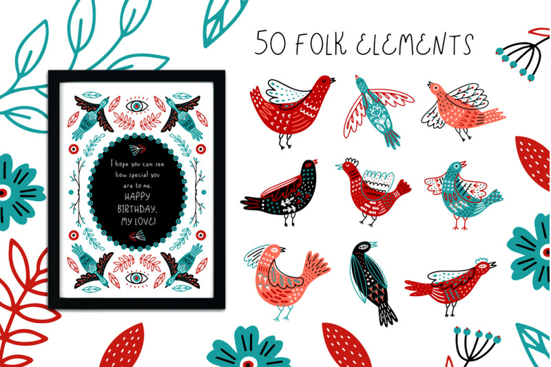 autumnbirds-font-and-folk-element