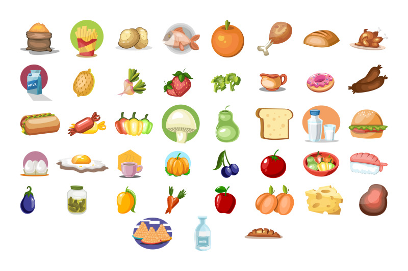43x-food-high-quality-vector-collection