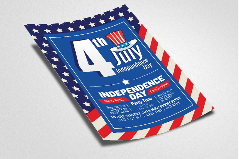 4th-july-celebration-day-flyer-template