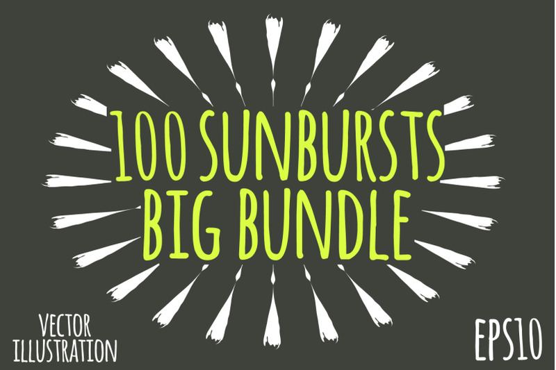 100-sunbursts-shape-big-bundle