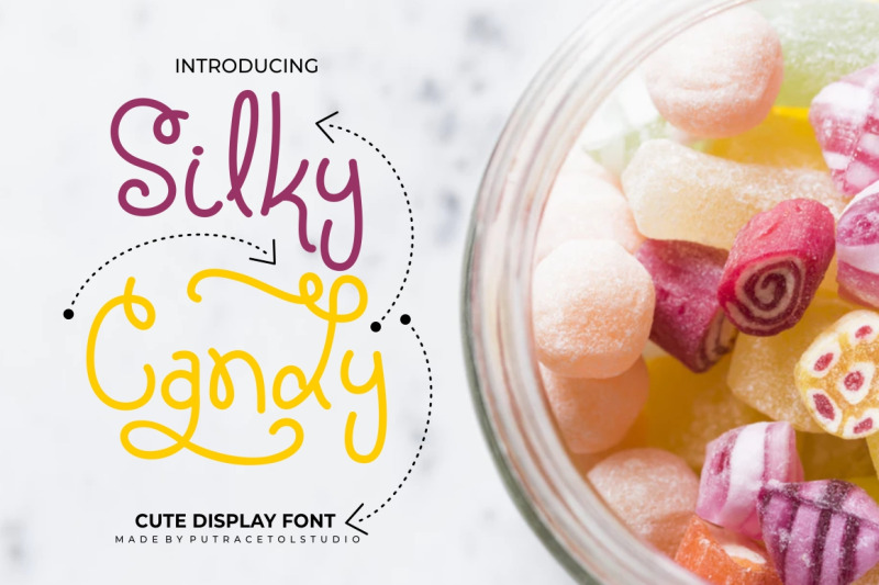 silky-candy-cute-sweet-font