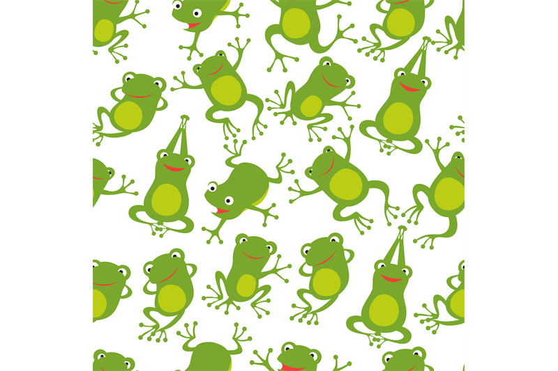 frog-seamless-pattern-cartoon-cute-frogs-kids-repeating-texture