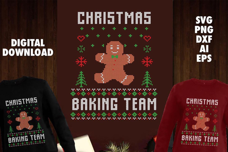 christmas-baking-team-transparent-svg