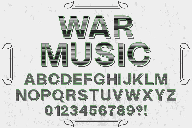 vintage-typeface-vector-label-design-music