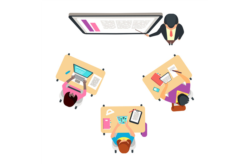 classroom-top-view-with-international-students-adult-studying-vector