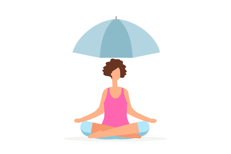 meditation-saves-girl-vector-concept-girl-meditates