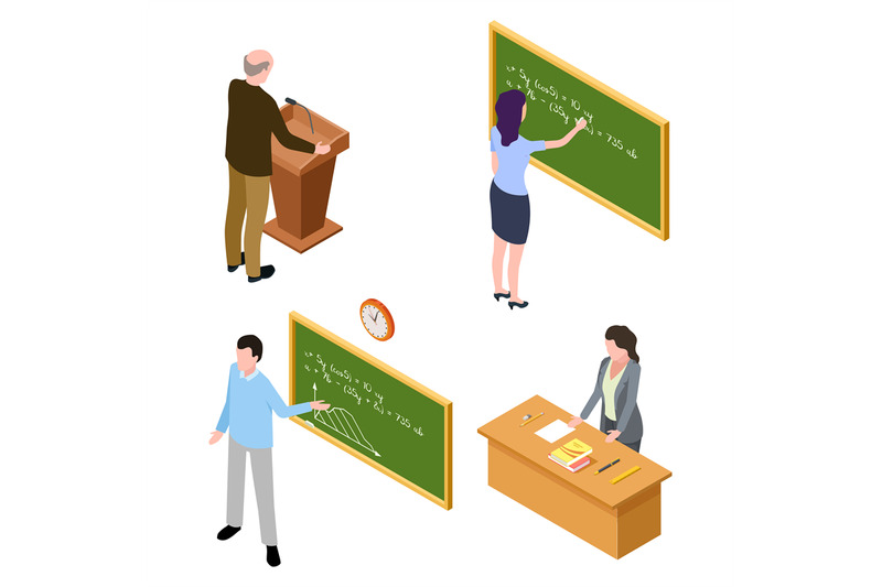 teacher-and-lecturer-characters-isolated-on-white-background