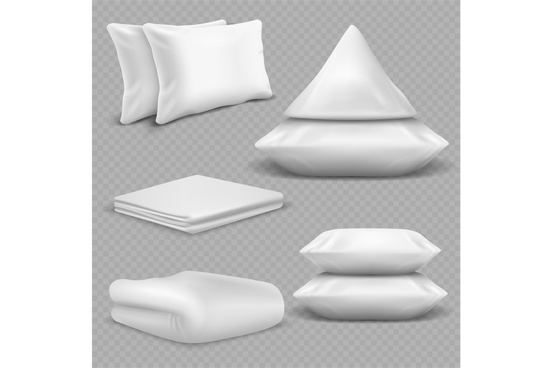 white-realistic-pillows-and-blankets-isolated-on-transparent-backgroun