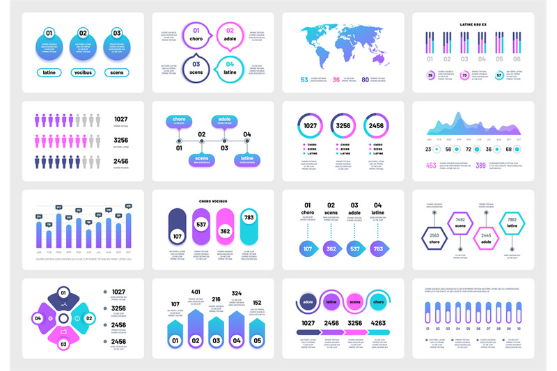 presentation-infographic-elements-graphs-charts-corporate-report-time