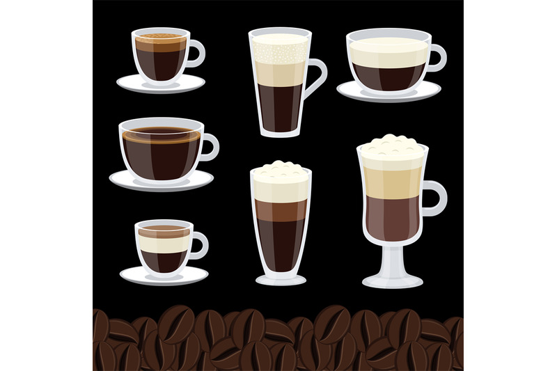 cartoon-cups-set-of-coffee-vector-collection