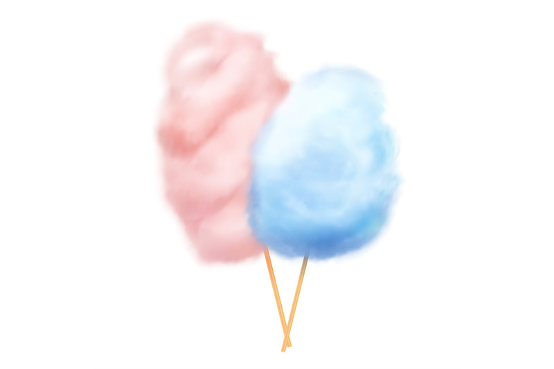 pink-and-blue-realistic-cotton-candies-with-stick-vector-illustration