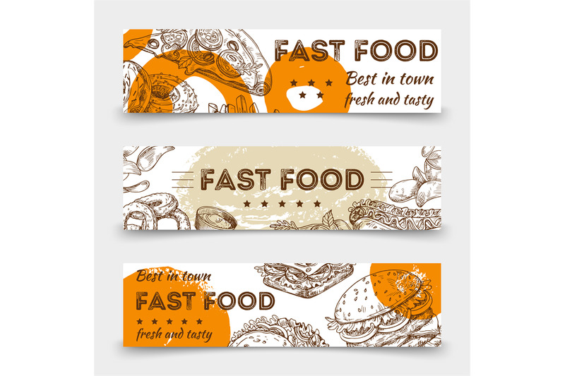 sketched-fast-food-vector-banners-template-design