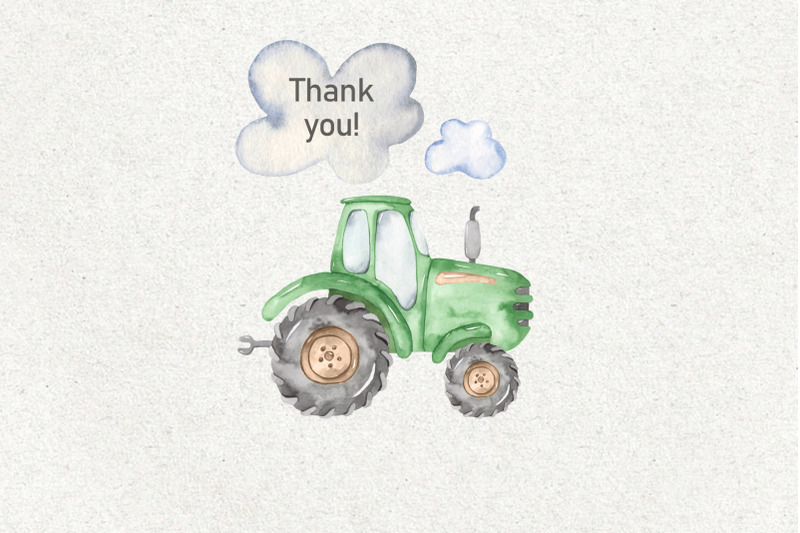 harvest-green-tractor-with-trailer-watercolor-clipart