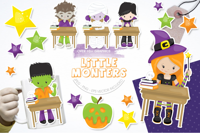 little-monster-graphic-and-illustrations