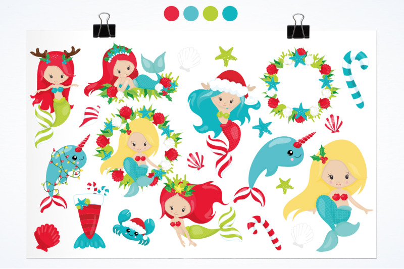 mermaid-christmas-graphic-and-illustration