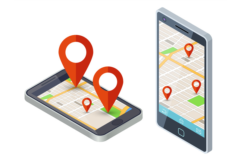 isometric-mobile-city-map-app-vector-design
