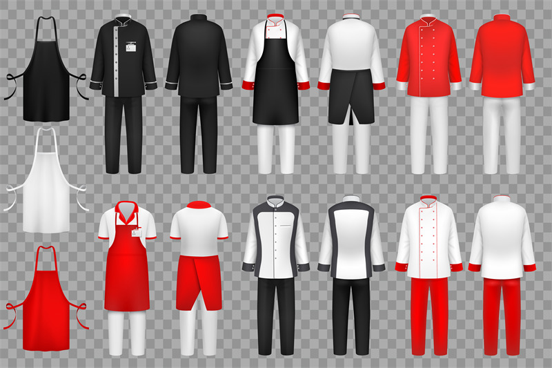 culinary-clothing-chef-uniform-kitchen-textile-clothes-vector-isolat