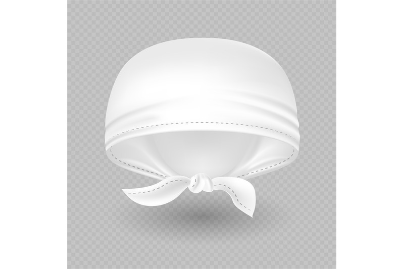 white-realistic-head-bandana-isolated-on-background