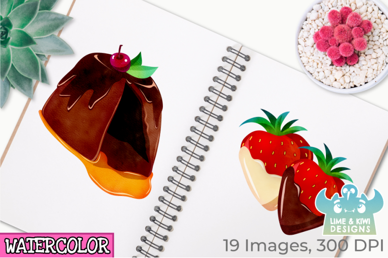 dessert-watercolor-clipart-instant-download-vector-art