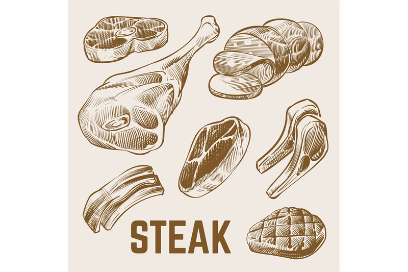 sketch-meat-hand-drawn-steak-vector-set