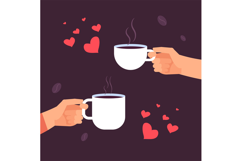 coffee-lovers-vector-concept-hands-with-coffee-cups-and-hearts