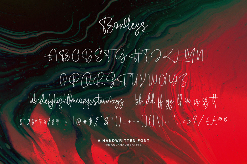 bowleys-typeface
