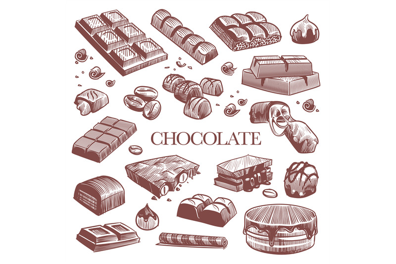 sketch-chocolate-engraving-black-chocolate-bars-truffle-sweets-and-c