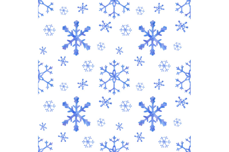 watercolor-snowflakes-collection