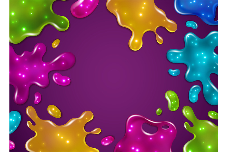 color-slime-background-glossy-sticky-yellow-purple-green-and-blue-s