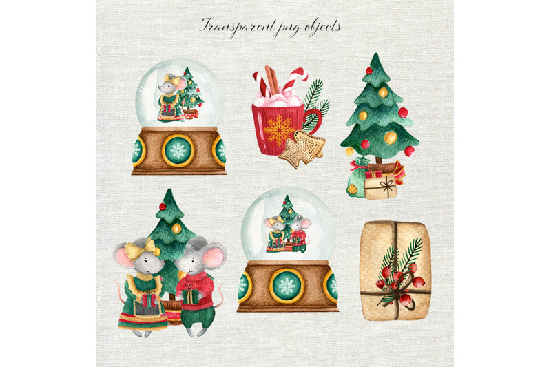 christmas-watercolor-set-cute-mice