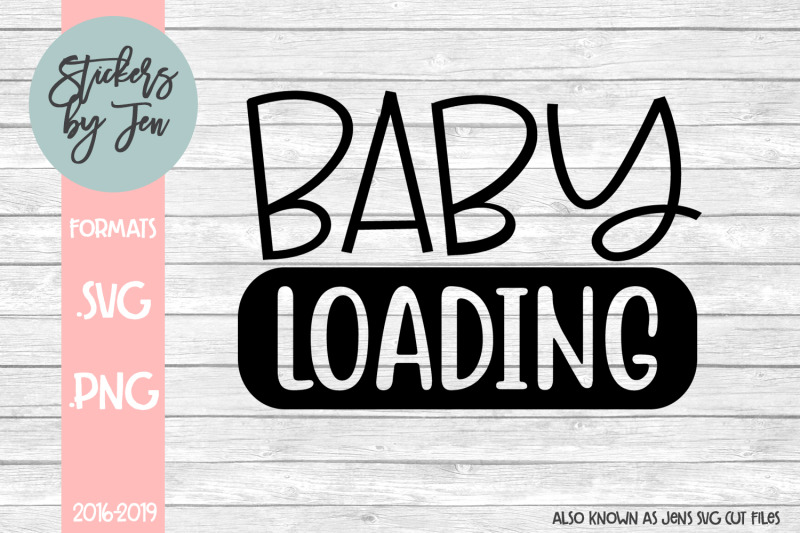 Baby Loading SVG By Jens SVG Cut Files | TheHungryJPEG.com
