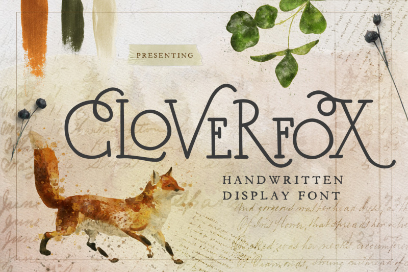 cloverfox-display-font