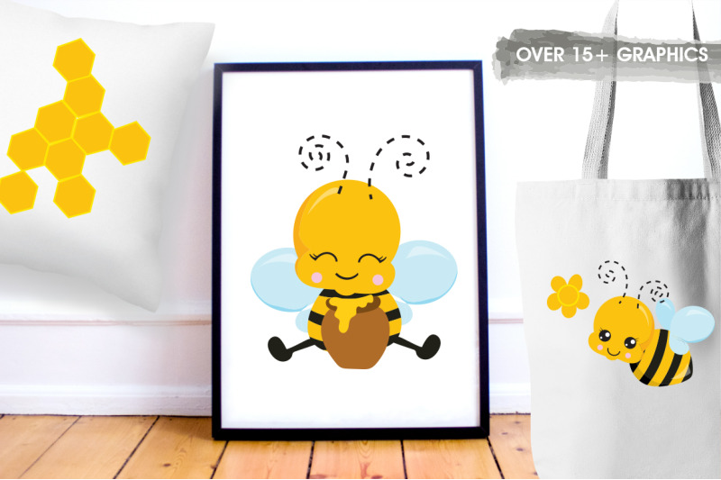kawaii-honeybees-graphic-and-illustration