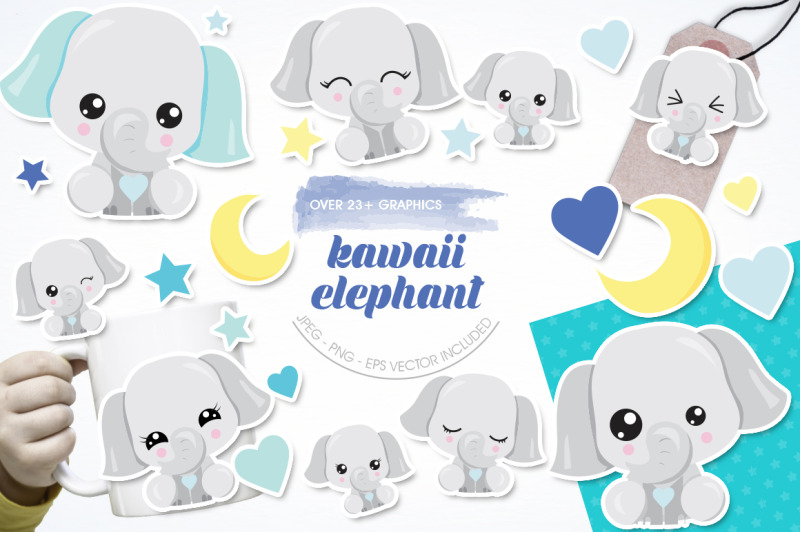 kawaii-elephant-graphic-and-illustration