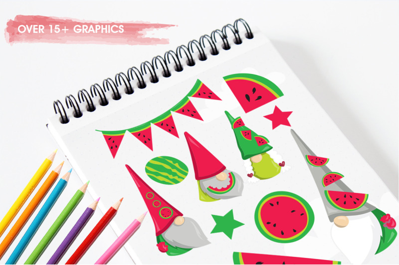 watermelon-gnomes-graphic-and-illustration