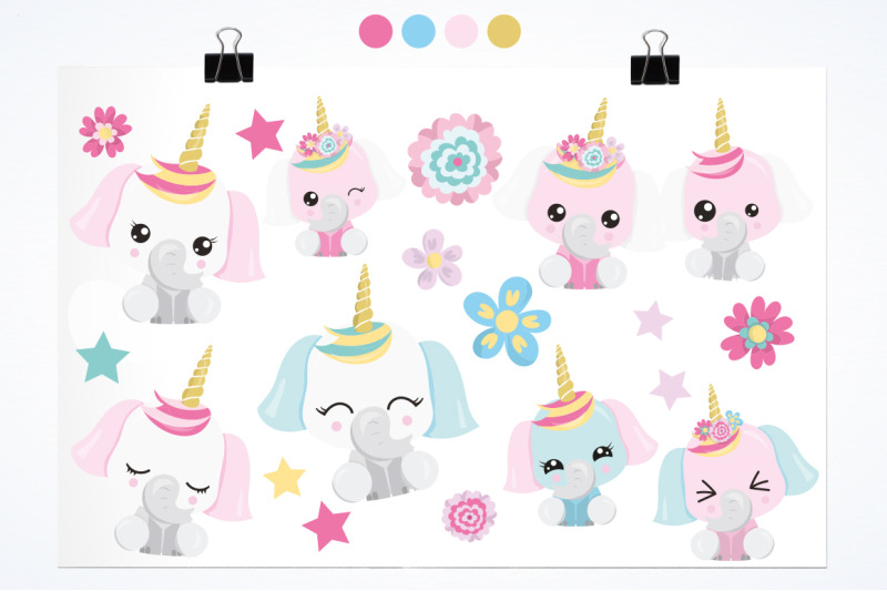 elephant-unicorn-graphics-and-illustration