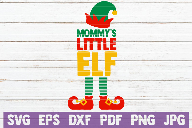 mommy-039-s-little-elf-svg-cut-file