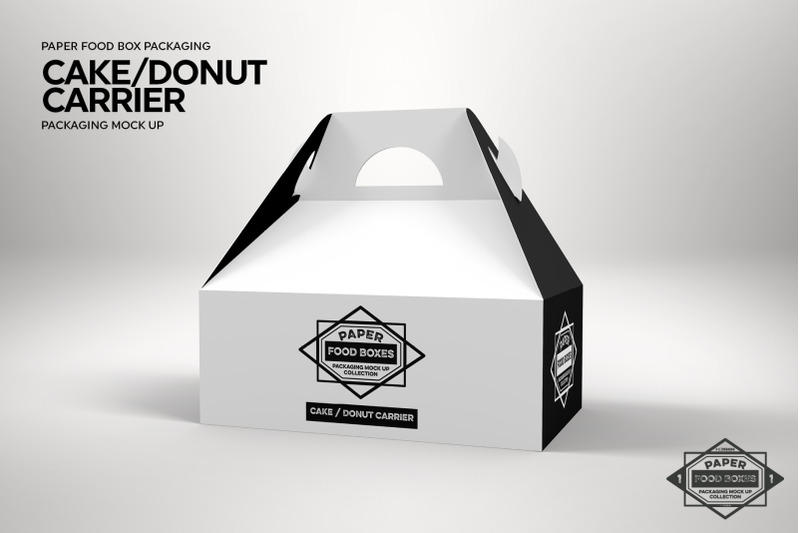 Download Cake Carrier Packaging MockUp By INC Design Studio ...