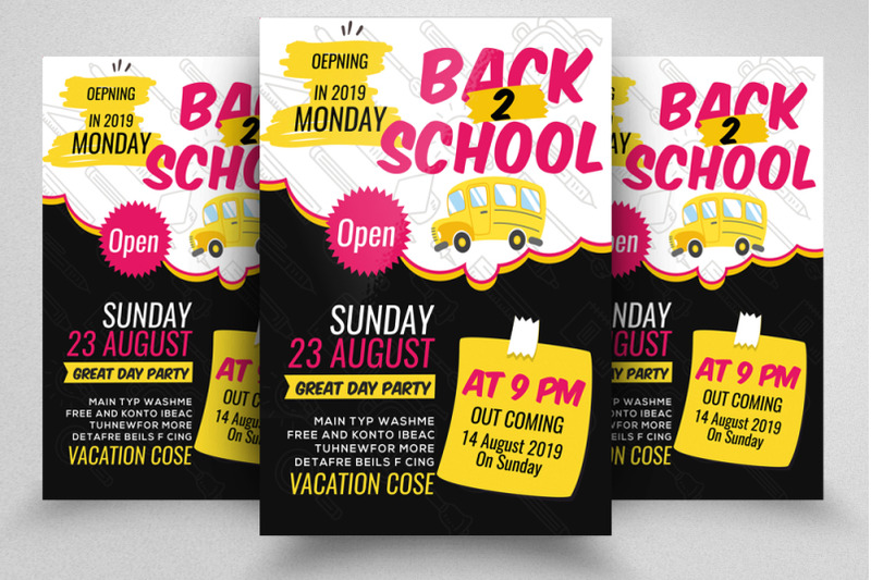 back-to-school-party-flyer