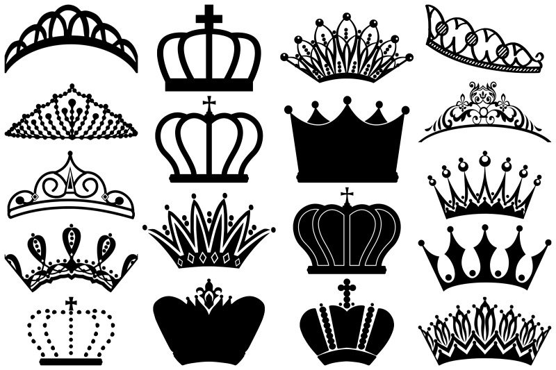 tiara-and-crown-silhouettes-ai-eps-png