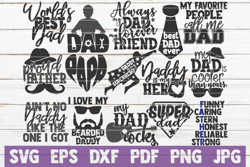 Download Dad SVG Bundle | SVG Cut Files By MintyMarshmallows | TheHungryJPEG.com