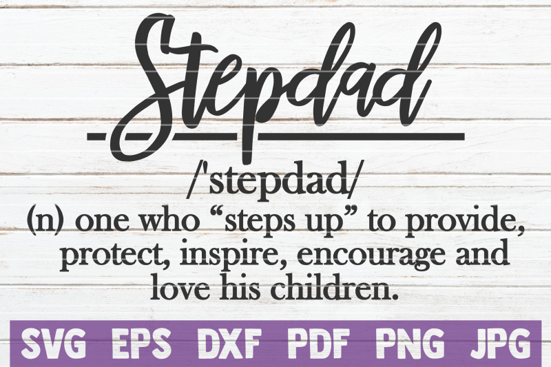 stepdad-definition-svg-cut-file