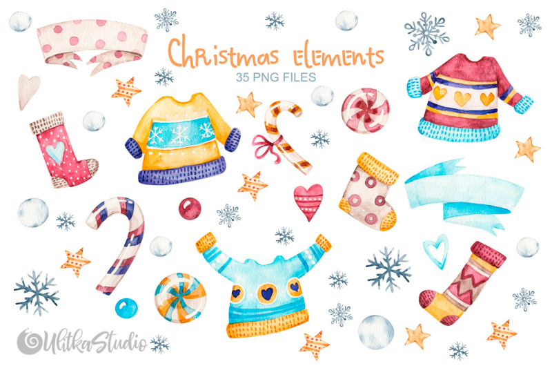 cute-rabbits-cozy-winter-christmas-watercolor-clipart