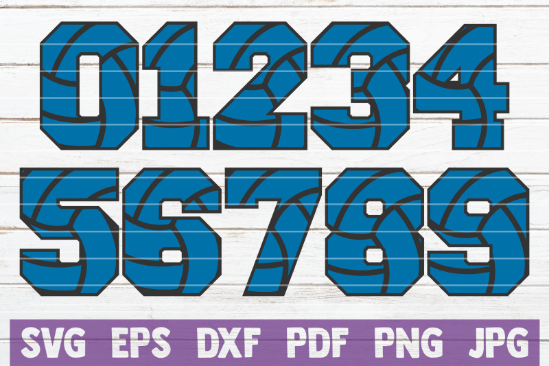 volleyball-numbers-svg-cut-file